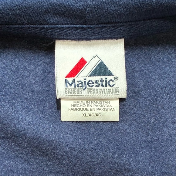 Majestic Vtg Boston Red Sox 2013 World Series Full Zip Jacket Blue Size Mens XL - Picture 8 of 10